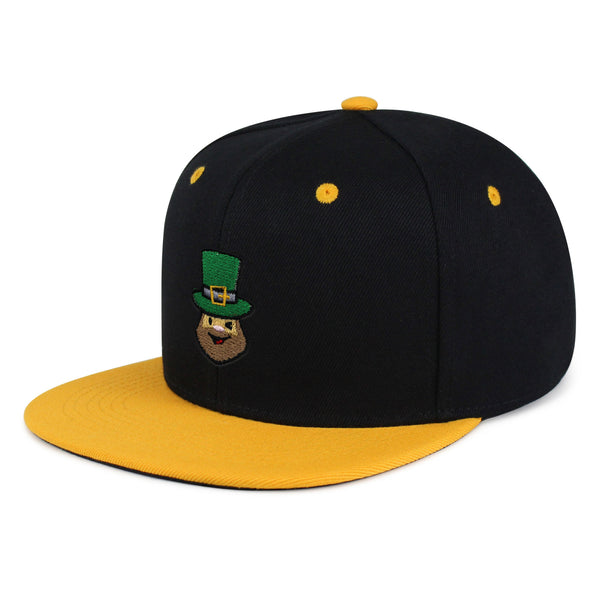 Leprechaun Snapback Hat Embroidered Hip-Hop Baseball Cap Irish England St Pauls Day