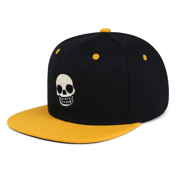 Skull Snapback Hat Embroidered Hip-Hop Baseball Cap Girly Halloween