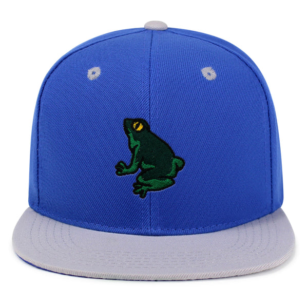 Frog Snapback Hat Embroidered Hip-Hop Baseball Cap Pond