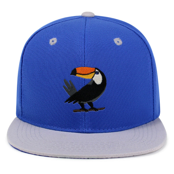 Toucan Snapback Hat Embroidered Hip-Hop Baseball Cap Bird Zoo