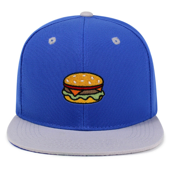 Hamburger Snapback Hat Embroidered Hip-Hop Baseball Cap Fast Food