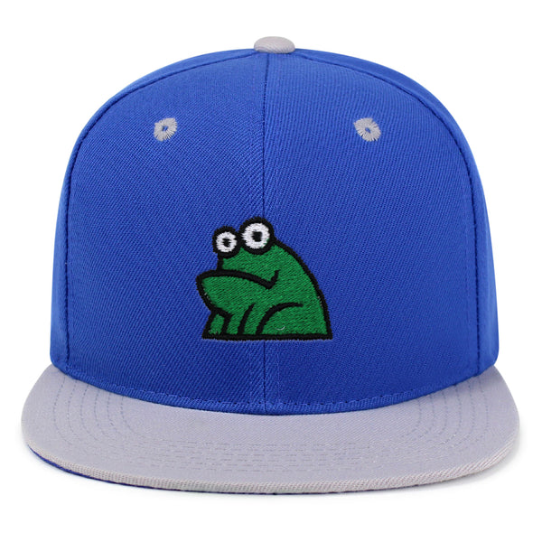 Frog Snapback Hat Embroidered Hip-Hop Baseball Cap Funny