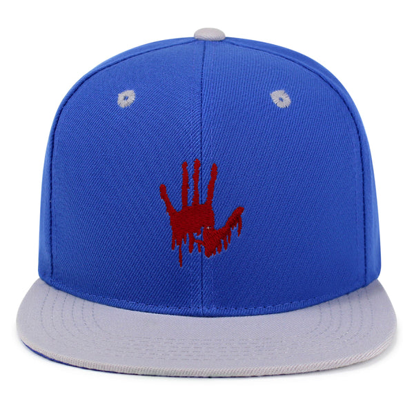 Bloody Hand Snapback Hat Embroidered Hip-Hop Baseball Cap Horror