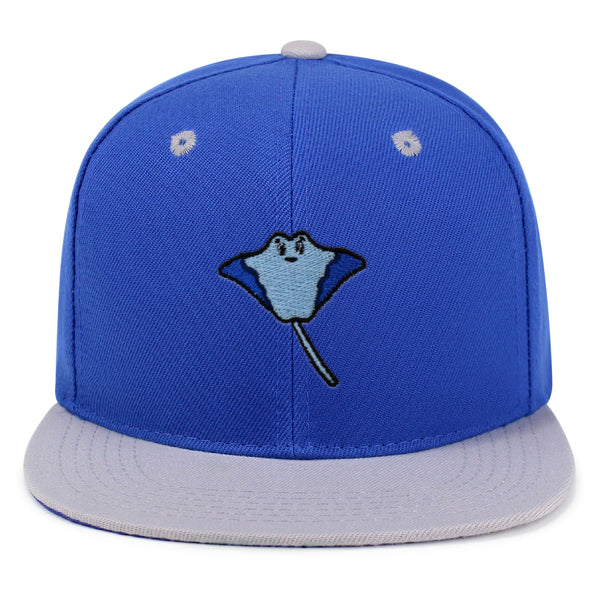 Stingray Snapback Hat Embroidered Hip-Hop Baseball Cap Fishing Ocean