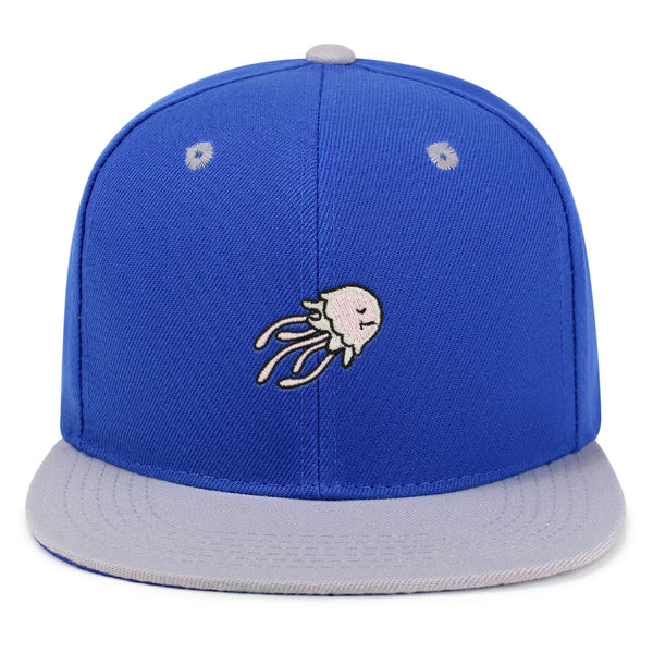 Jellyfish Snapback Hat Embroidered Hip-Hop Baseball Cap Fish Nature