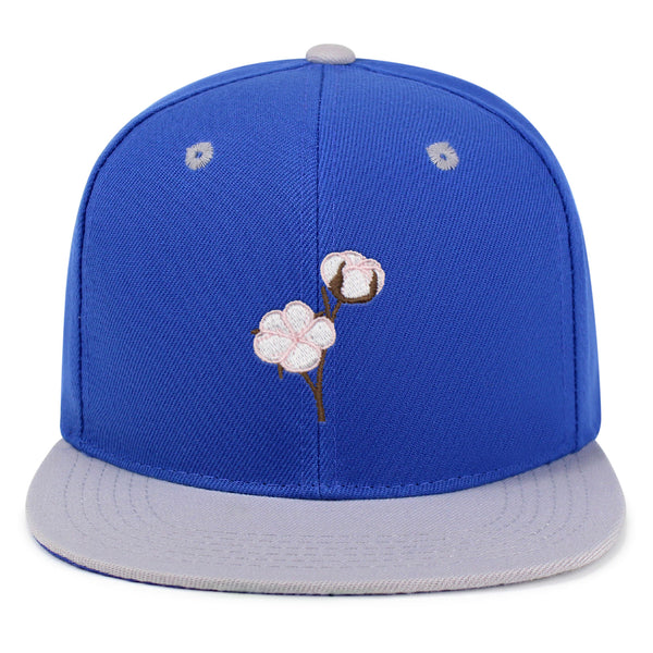 Cotton Flower Snapback Hat Embroidered Hip-Hop Baseball Cap Tree