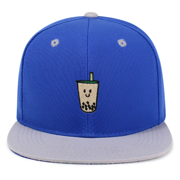 Boba Tea  Snapback Hat Embroidered Hip-Hop Baseball Cap Pearl