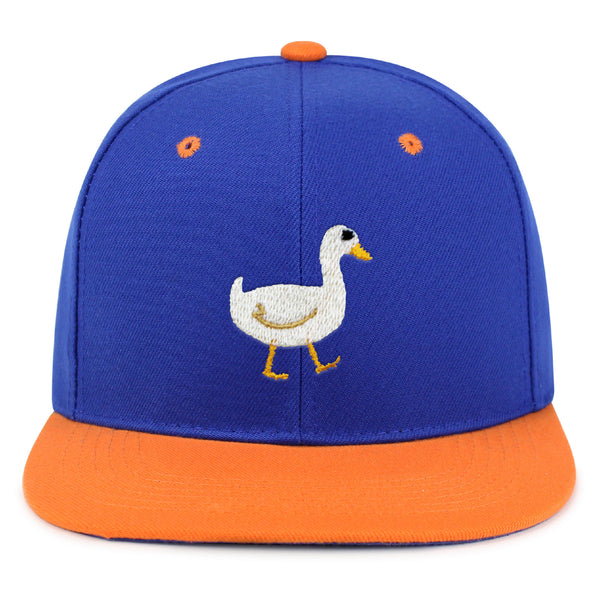 Duck Snapback Hat Embroidered Hip-Hop Baseball Cap Bird Lake