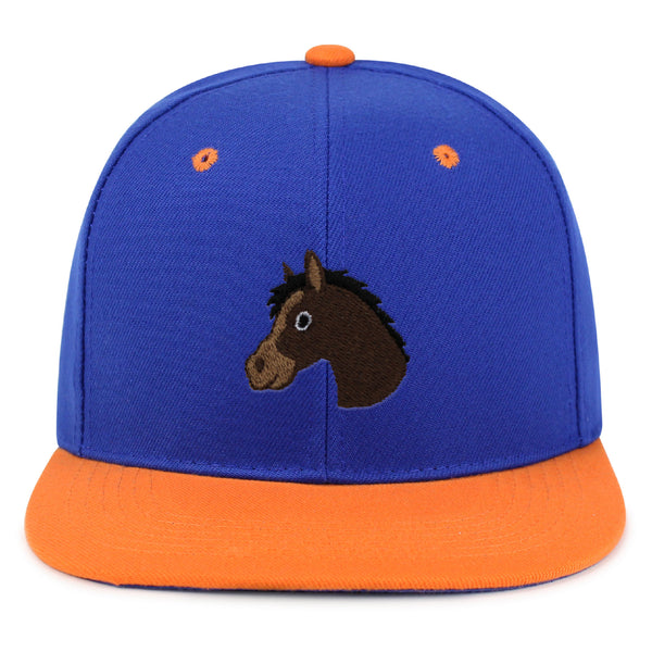 Horse Head Snapback Hat Embroidered Hip-Hop Baseball Cap Cowboy Zoo