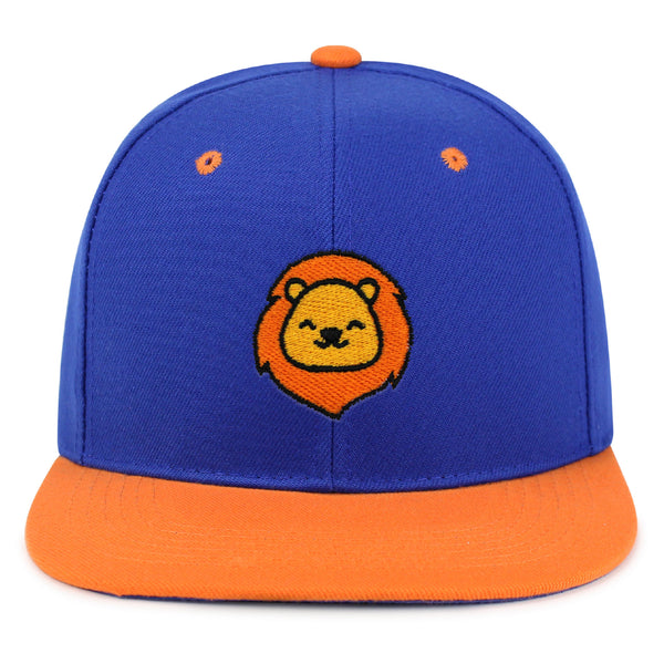 Lion Snapback Hat Embroidered Hip-Hop Baseball Cap Zoo King Animal