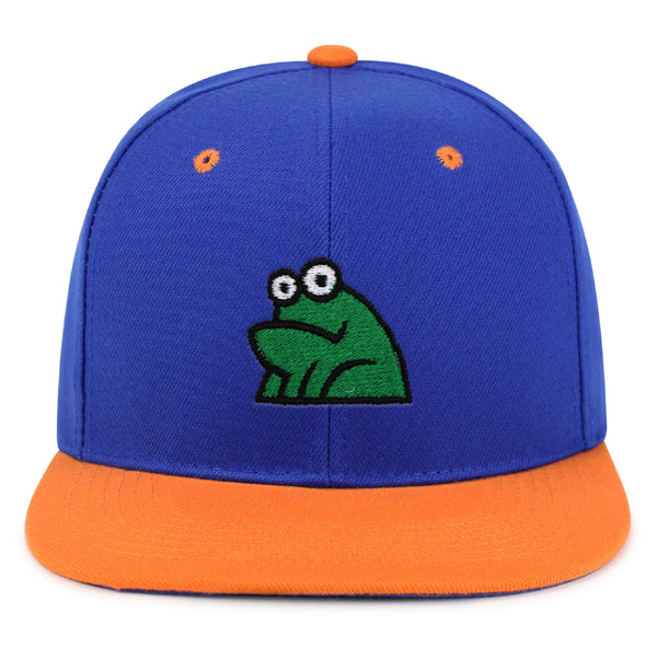 Frog Snapback Hat Embroidered Hip-Hop Baseball Cap Funny