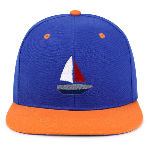 Cute Boat Snapback Hat Embroidered Hip-Hop Baseball Cap Sailor Ocean