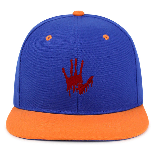 Bloody Hand Snapback Hat Embroidered Hip-Hop Baseball Cap Horror