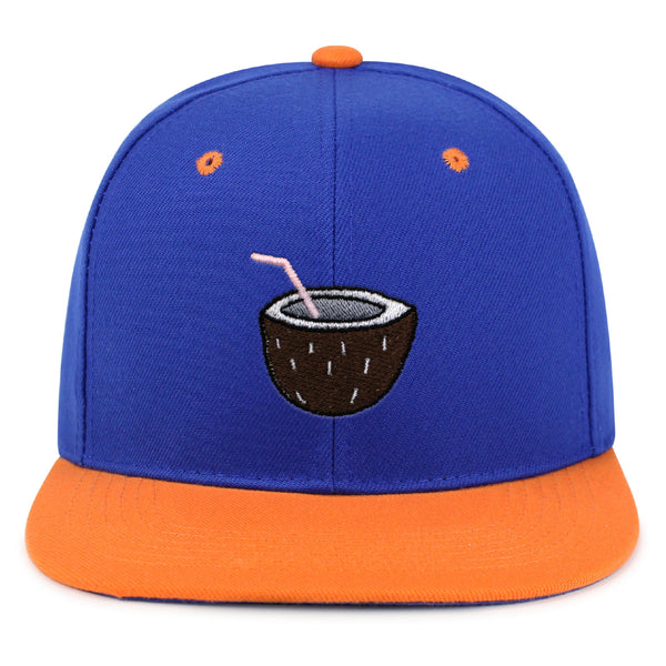 Coconut Snapback Hat Embroidered Hip-Hop Baseball Cap Juice Tree