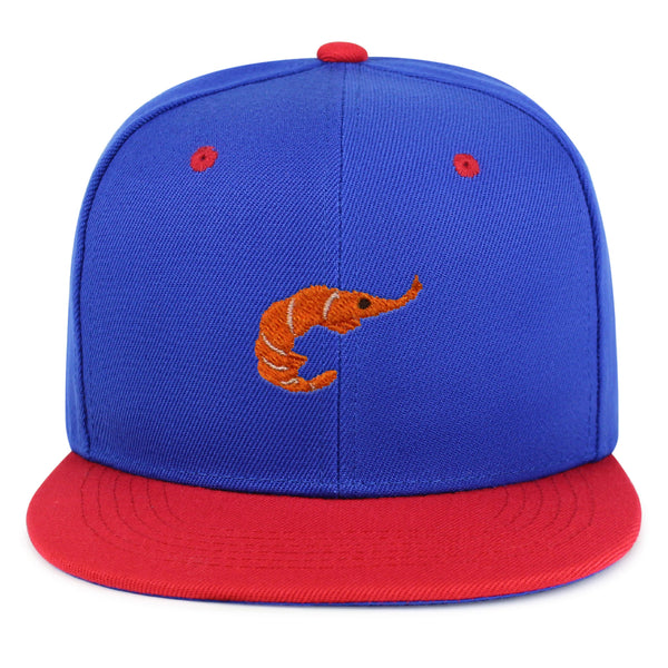 Shrimp Snapback Hat Embroidered Hip-Hop Baseball Cap Fishing Foodie Ocean