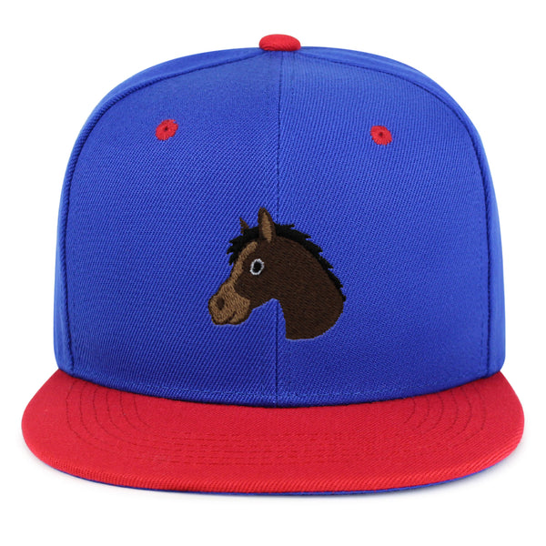 Horse Head Snapback Hat Embroidered Hip-Hop Baseball Cap Cowboy Zoo