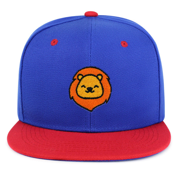 Lion Snapback Hat Embroidered Hip-Hop Baseball Cap Zoo King Animal