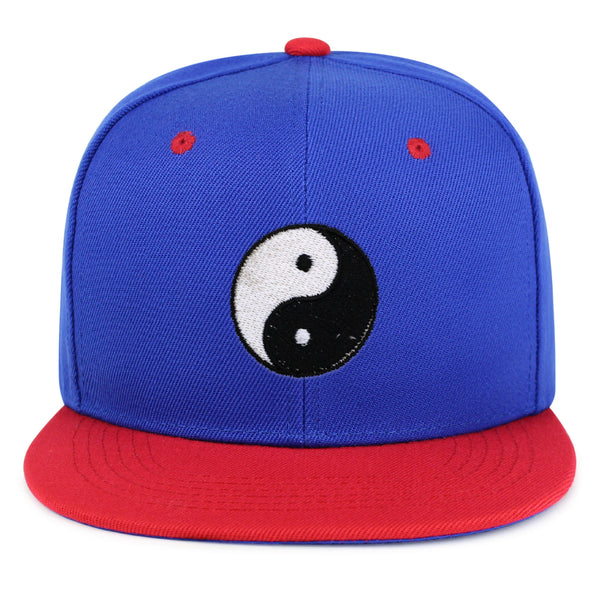 Ying Yang Snapback Hat Embroidered Hip-Hop Baseball Cap Asian Meditation