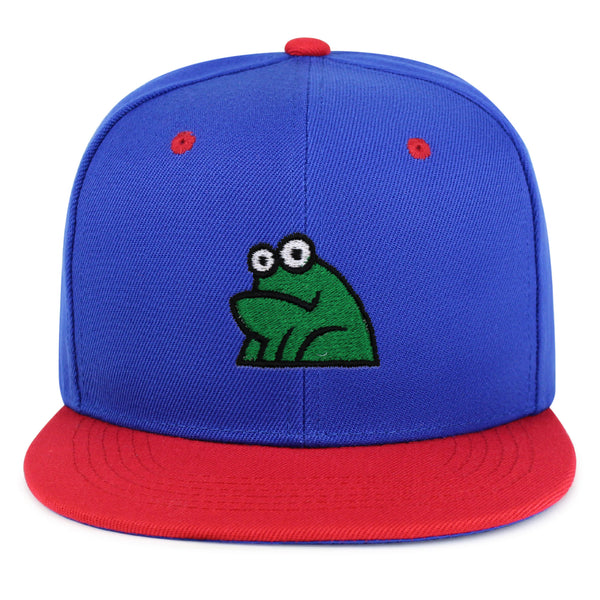 Frog Snapback Hat Embroidered Hip-Hop Baseball Cap Funny