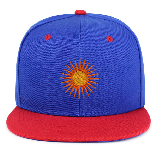 Sun Snapback Hat Embroidered Hip-Hop Baseball Cap Sunny Summer