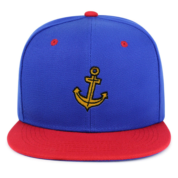 Anchor Snapback Hat Embroidered Hip-Hop Baseball Cap Boat Pirate