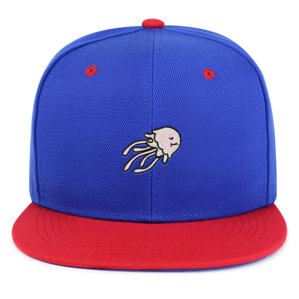 Jellyfish Snapback Hat Embroidered Hip-Hop Baseball Cap Fish Nature