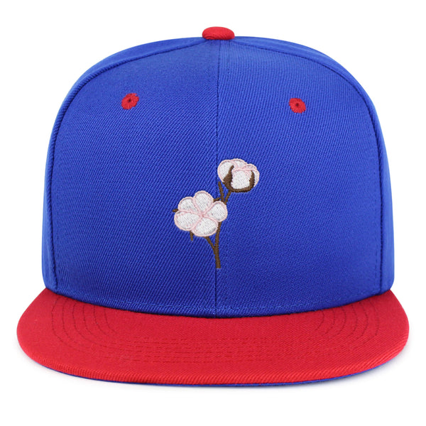 Cotton Flower Snapback Hat Embroidered Hip-Hop Baseball Cap Tree