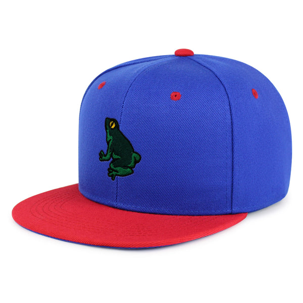 Frog Snapback Hat Embroidered Hip-Hop Baseball Cap Pond