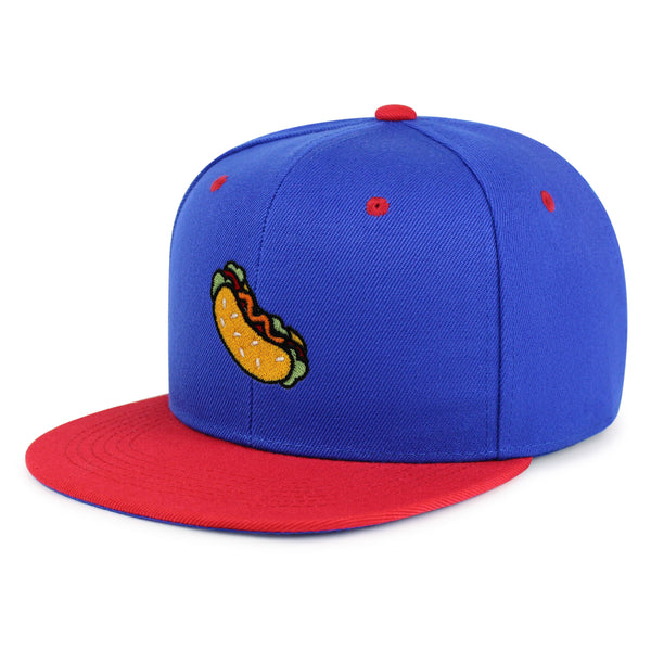 Hot Dog Snapback Hat Embroidered Hip-Hop Baseball Cap Fast Food