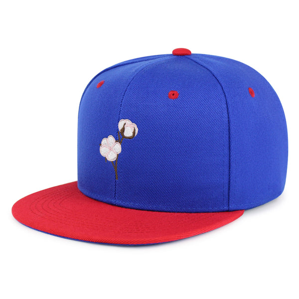 Cotton Flower Snapback Hat Embroidered Hip-Hop Baseball Cap Tree