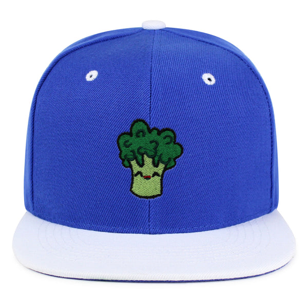 Broccoli Snapback Hat Embroidered Hip-Hop Baseball Cap Vegan Vegetable