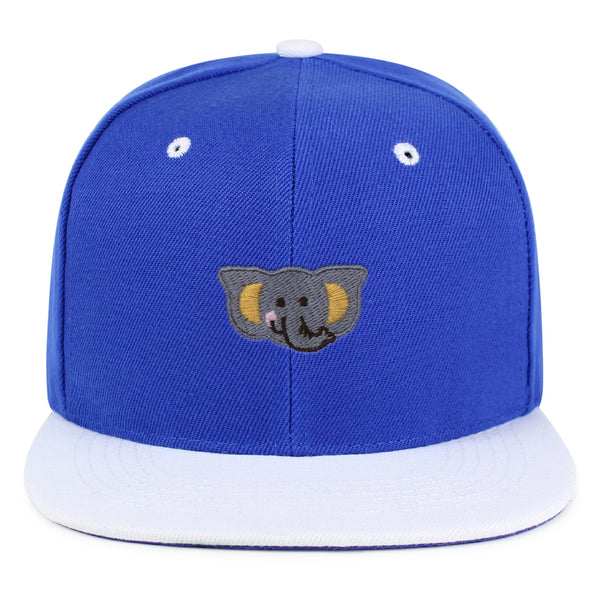 Elephant Snapback Hat Embroidered Hip-Hop Baseball Cap Zoo