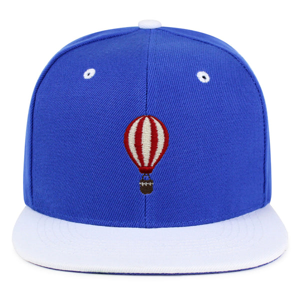 Hot Air Ballon Snapback Hat Embroidered Hip-Hop Baseball Cap Travel Fly Sky