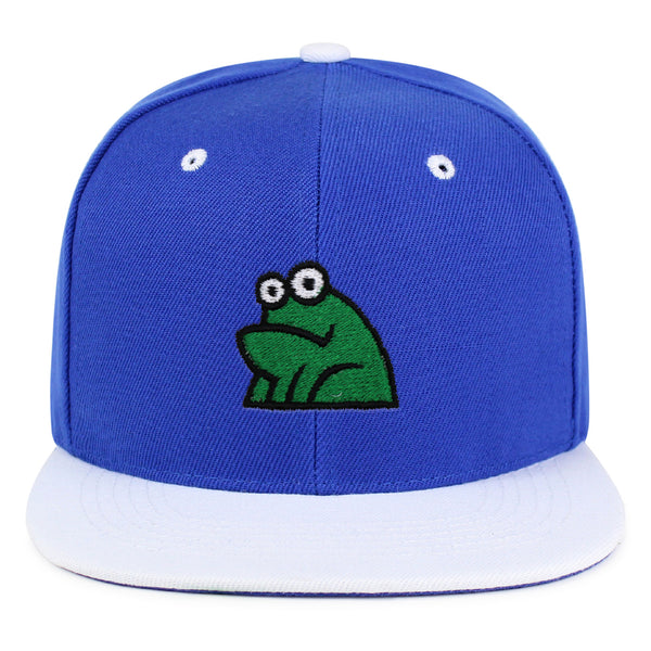 Frog Snapback Hat Embroidered Hip-Hop Baseball Cap Funny