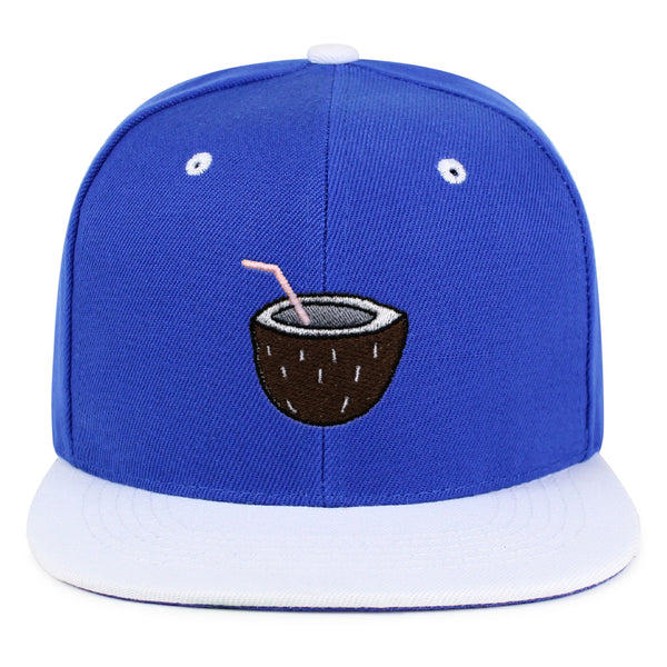 Coconut Snapback Hat Embroidered Hip-Hop Baseball Cap Juice Tree