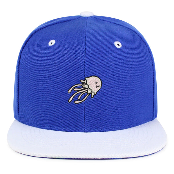 Jellyfish Snapback Hat Embroidered Hip-Hop Baseball Cap Fish Nature