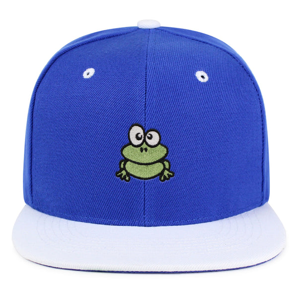 Frog  Snapback Hat Embroidered Hip-Hop Baseball Cap Green