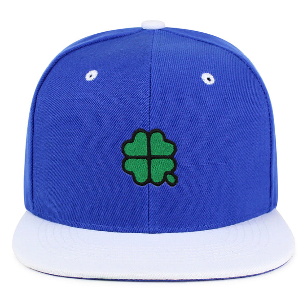 Four Leaf Clover  Snapback Hat Embroidered Hip-Hop Baseball Cap Clove Lucky