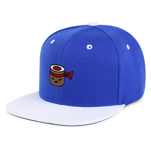 Angry Sushi Snapback Hat Embroidered Hip-Hop Baseball Cap Japanese