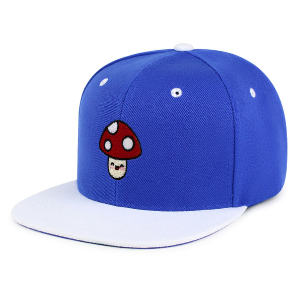 Mushroom Snapback Hat Embroidered Hip-Hop Baseball Cap Vegetable