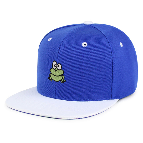 Frog  Snapback Hat Embroidered Hip-Hop Baseball Cap Green