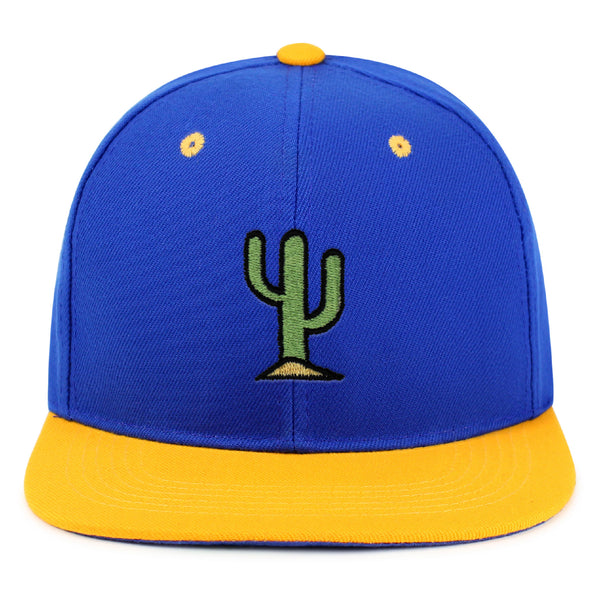 Cactus Snapback Hat Embroidered Hip-Hop Baseball Cap Desert Hot