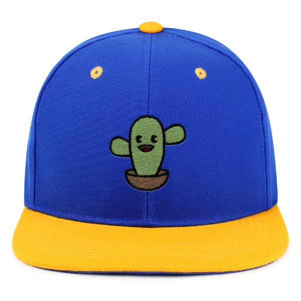 Cute Cactus Snapback Hat Embroidered Hip-Hop Baseball Cap Desert