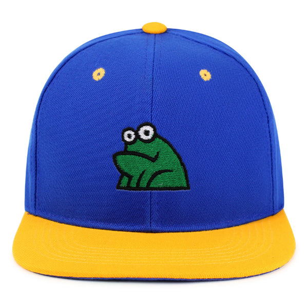 Frog Snapback Hat Embroidered Hip-Hop Baseball Cap Funny