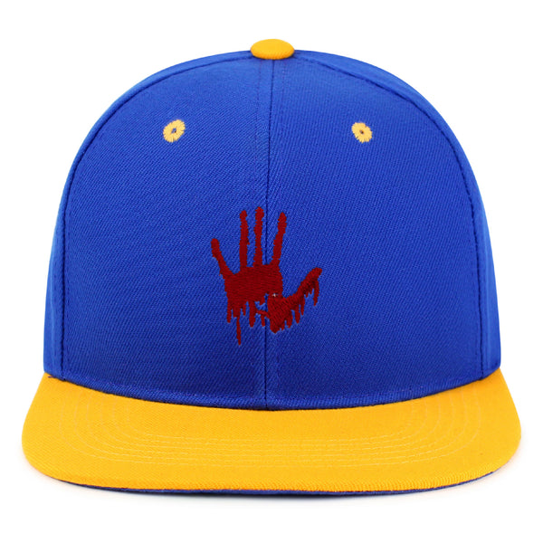 Bloody Hand Snapback Hat Embroidered Hip-Hop Baseball Cap Horror