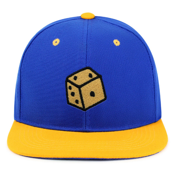 Dice Snapback Hat Embroidered Hip-Hop Baseball Cap Cute Board Game