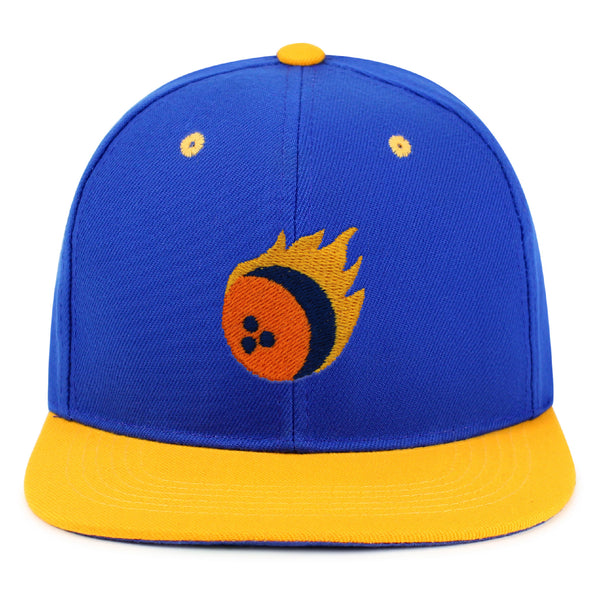 Bowling Snapback Hat Embroidered Hip-Hop Baseball Cap Cosmic Sports
