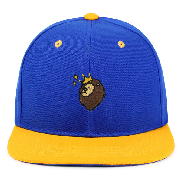 Lion Snapback Hat Embroidered Hip-Hop Baseball Cap Zoo King