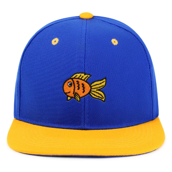 Goldfish Snapback Hat Embroidered Hip-Hop Baseball Cap Finding Fish