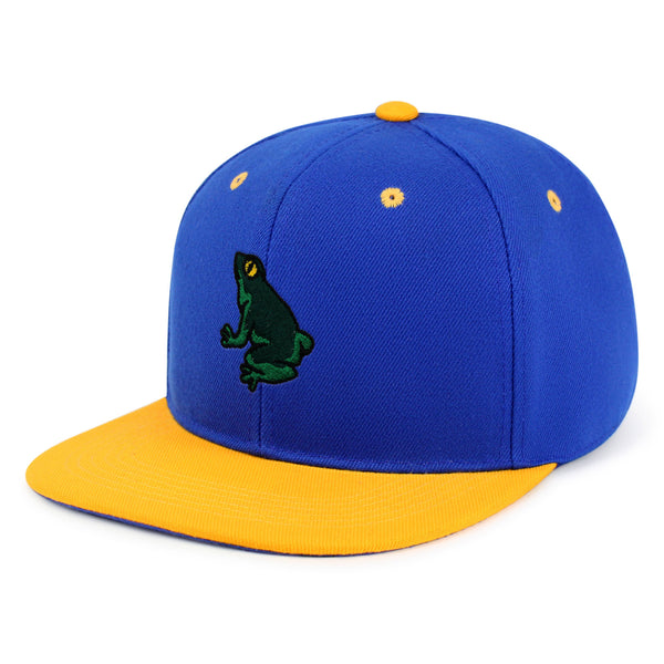 Frog Snapback Hat Embroidered Hip-Hop Baseball Cap Pond